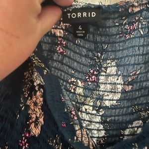 Torrid mini floral dress